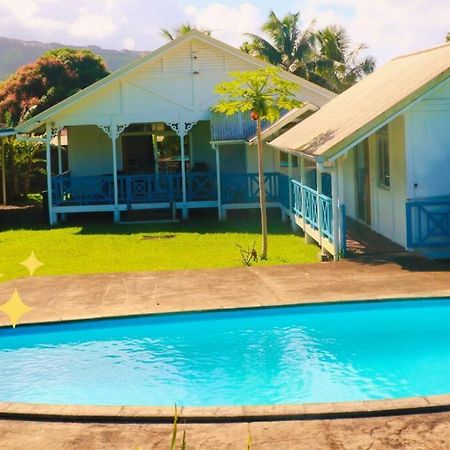 Tevihouse 2 Bedrooms House Or-And Bungalow With Pool Taravao Екстер'єр фото